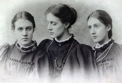 Stella, Vanessa and Virginia Stephen, c.1896 by English Photographer